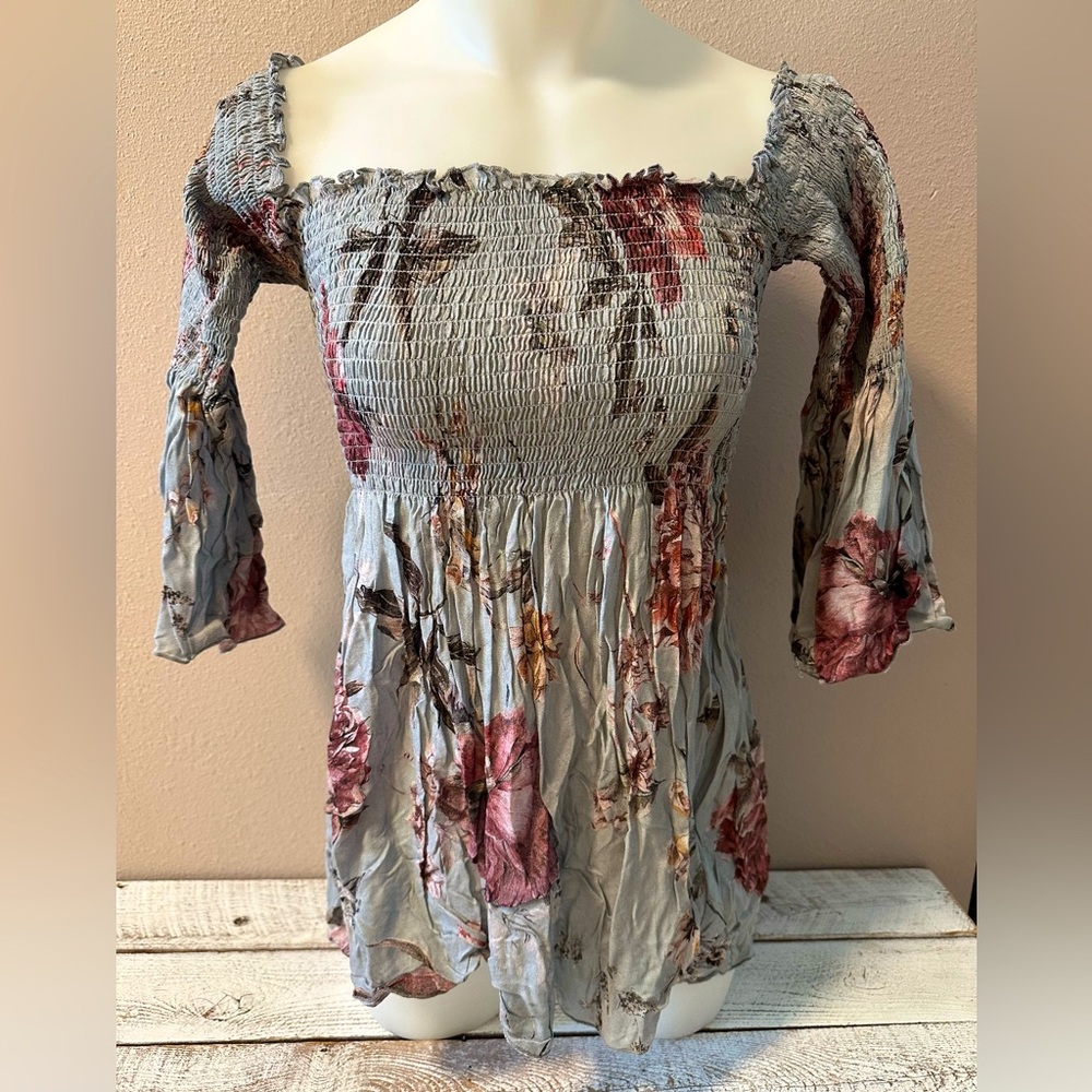 Chaser Floral Babydoll Top - NWT